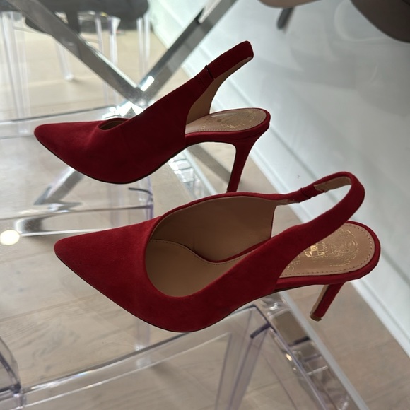 Vince Camuto Suede Heels - Picture 2 of 7